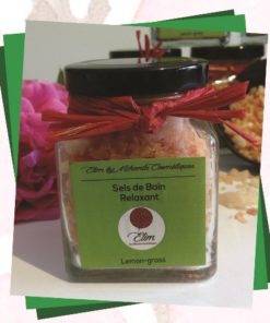 Sels au lemongras Elim By Mihanta Cosmétiques