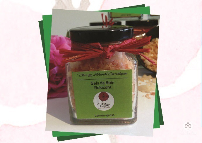 Sels au lemongras Elim By Mihanta Cosmétiques