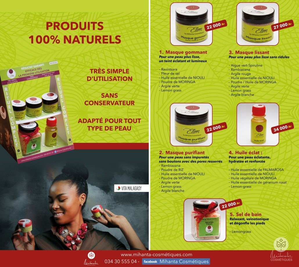 Flyers ELIM by Mihanta Cosmétiques