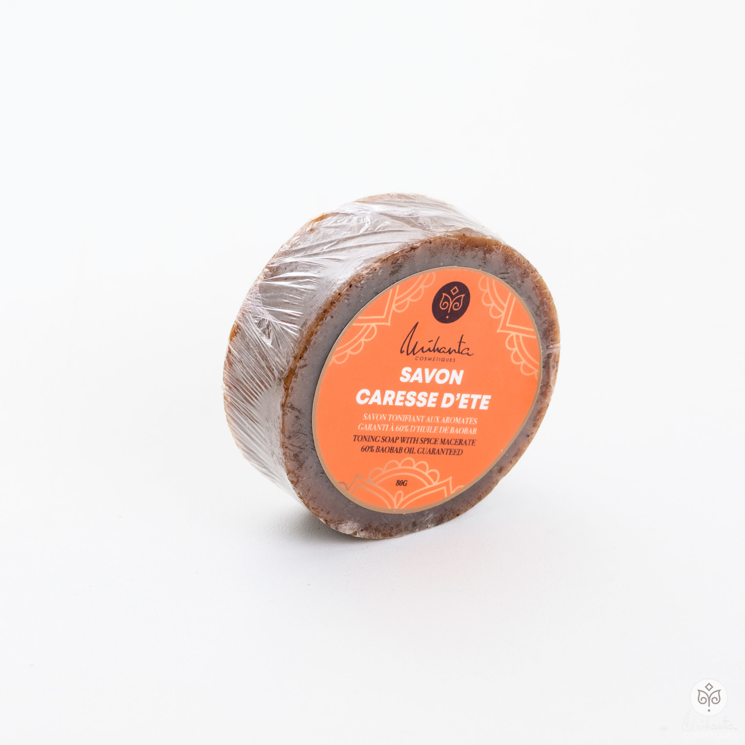 SAVON CARESSE D’ETE : toning soap with spice macerate